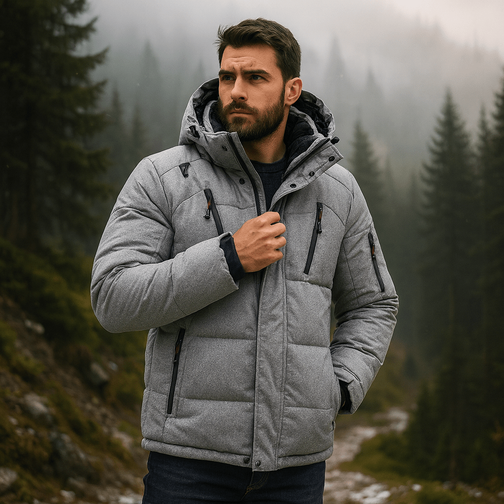 Męska Dunparka Arctic Shield z Odpinanym Kapturem - vivano - warszawa