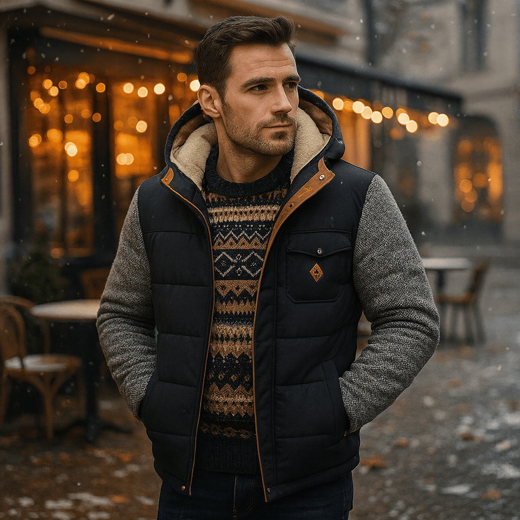 Męska Kurtka Bawełniana z Kapturem - vivano - warszawa