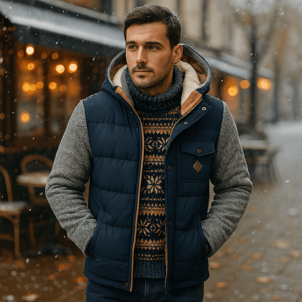 Męska Kurtka Bawełniana z Kapturem - vivano - warszawa