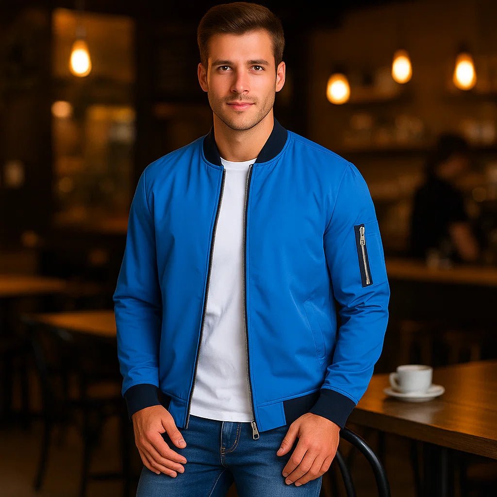 Męska Kurtka Bomber – Codzienny Sportowy Styl - vivano - warszawa