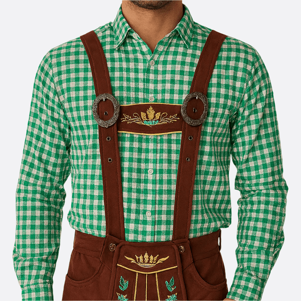 Męska kurtka ludowa - Materiały wysokiej jakości - Tradycyjny bawarski design - Uroczystości - vivano - warszawa