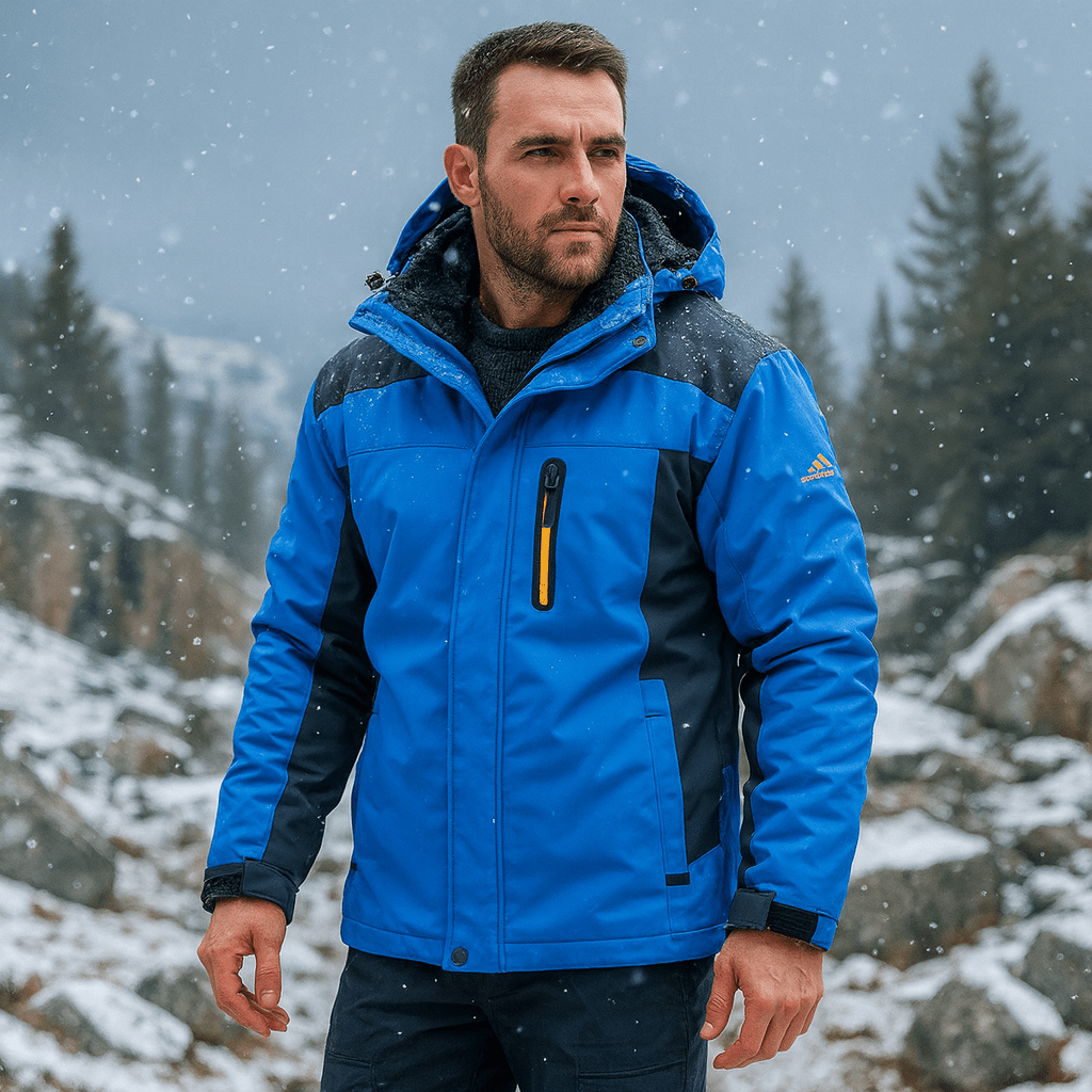 Męska kurtka narciarska zimowa górska Regular Fit