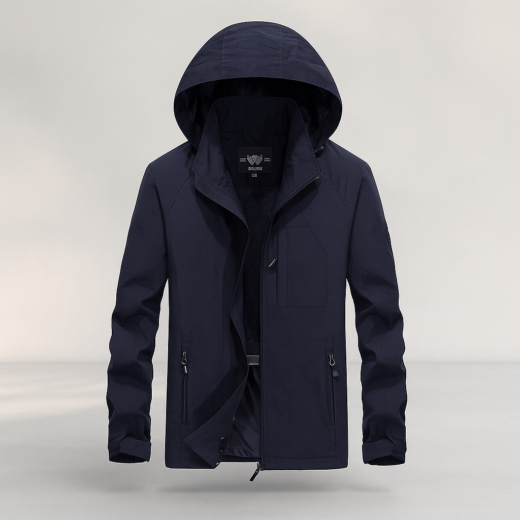 Męska Kurtka Wiosenna Casual z Kapturem - Lekka - Komfortowa - vivano - warszawa