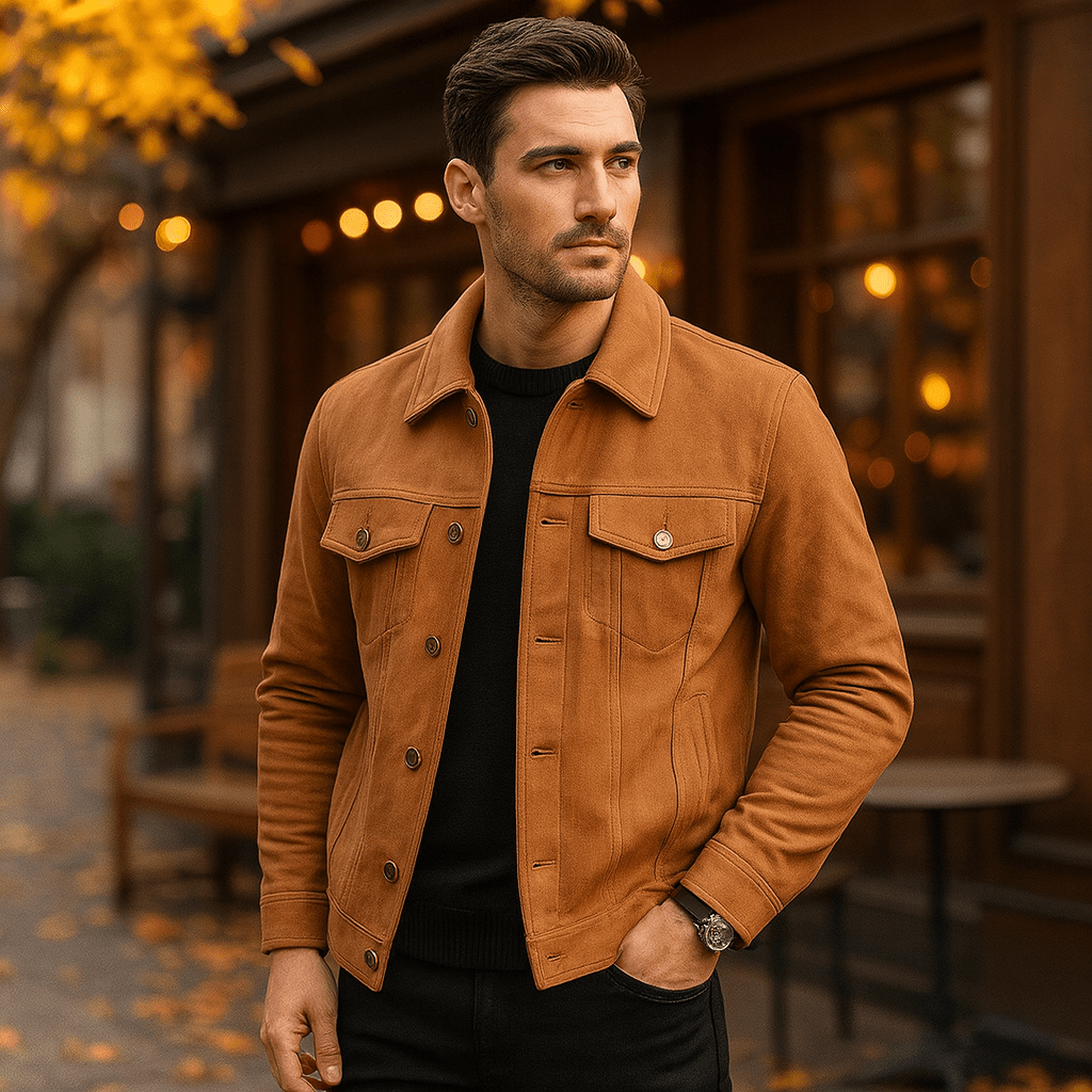 Męska Kurtka z Kołnierzem Classic - vivano - warszawa