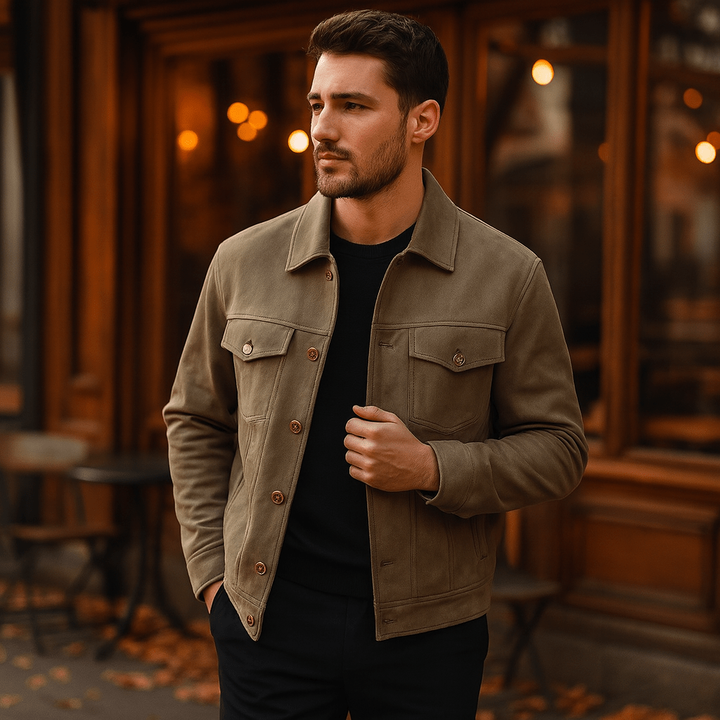 Męska Kurtka z Kołnierzem Classic - vivano - warszawa