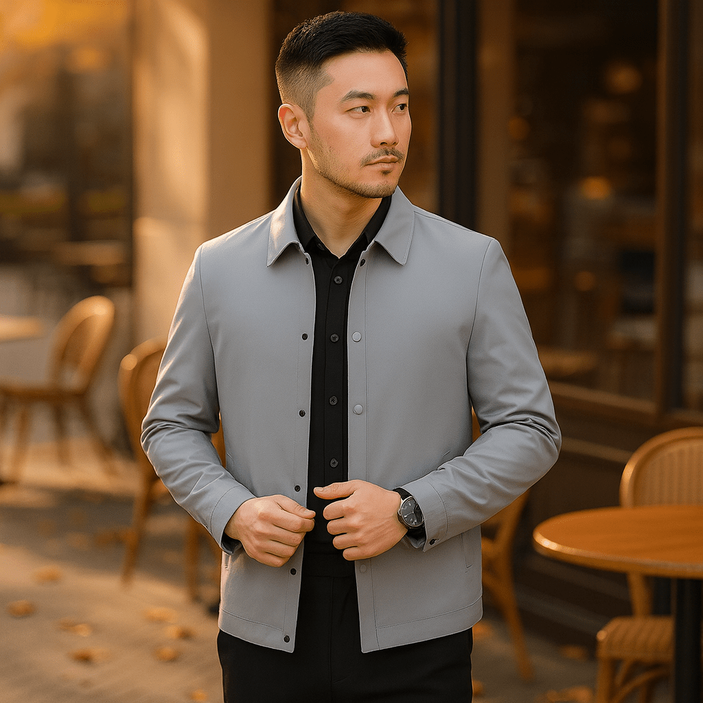 Męska lekka kurtka puchowa – ciepła i stylowa - vivano - warszawa