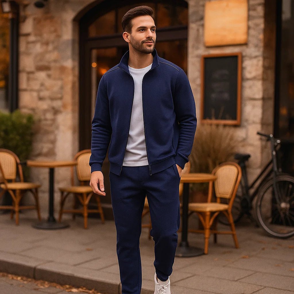 Męski Dres Damian – Ciepły Komplet Sportowy