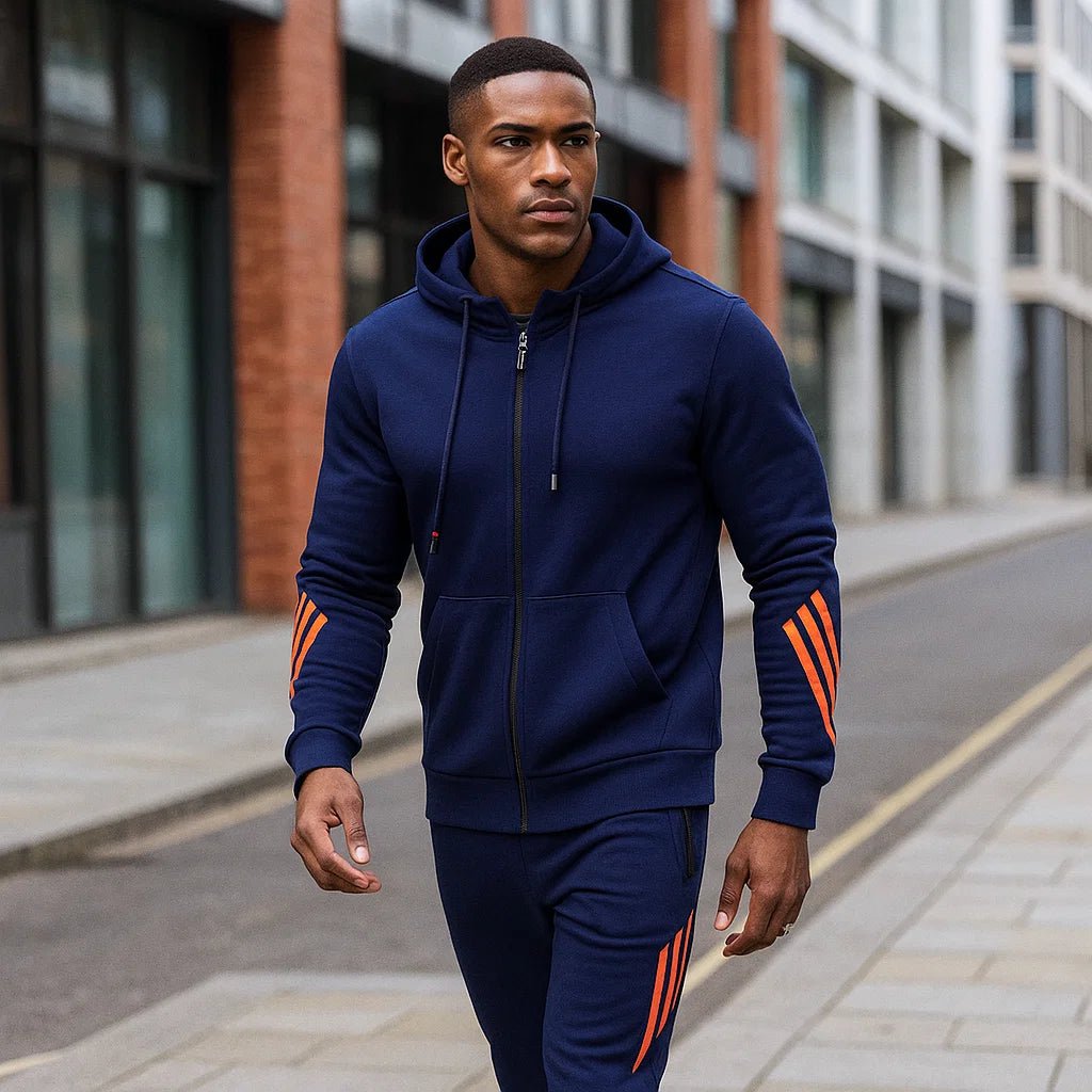 Męski dres - komfortowy - sportowy - elastyczny