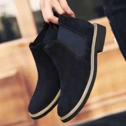 Męskie botki Chelsea z zamszu - Elegancja i komfort - vivano - warszawa