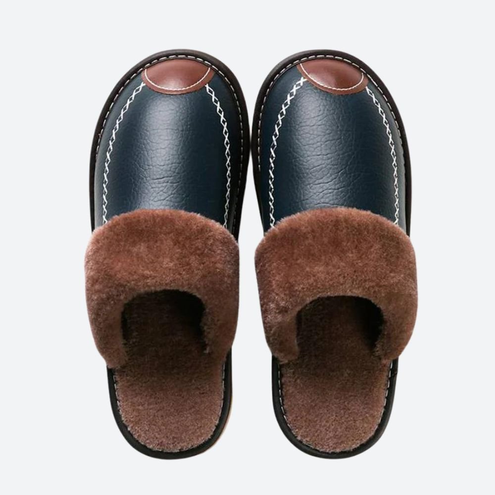 Miękkie polarowe kapcie z niskim podbiciem - Casimir - vivano - warszawa