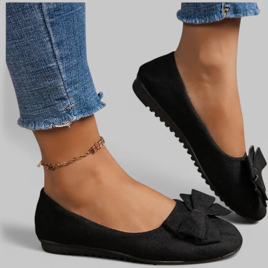 Mokasyny komfortowe damskie Klyber z kokardą - Eleganckie - Stylowe - vivano - warszawa