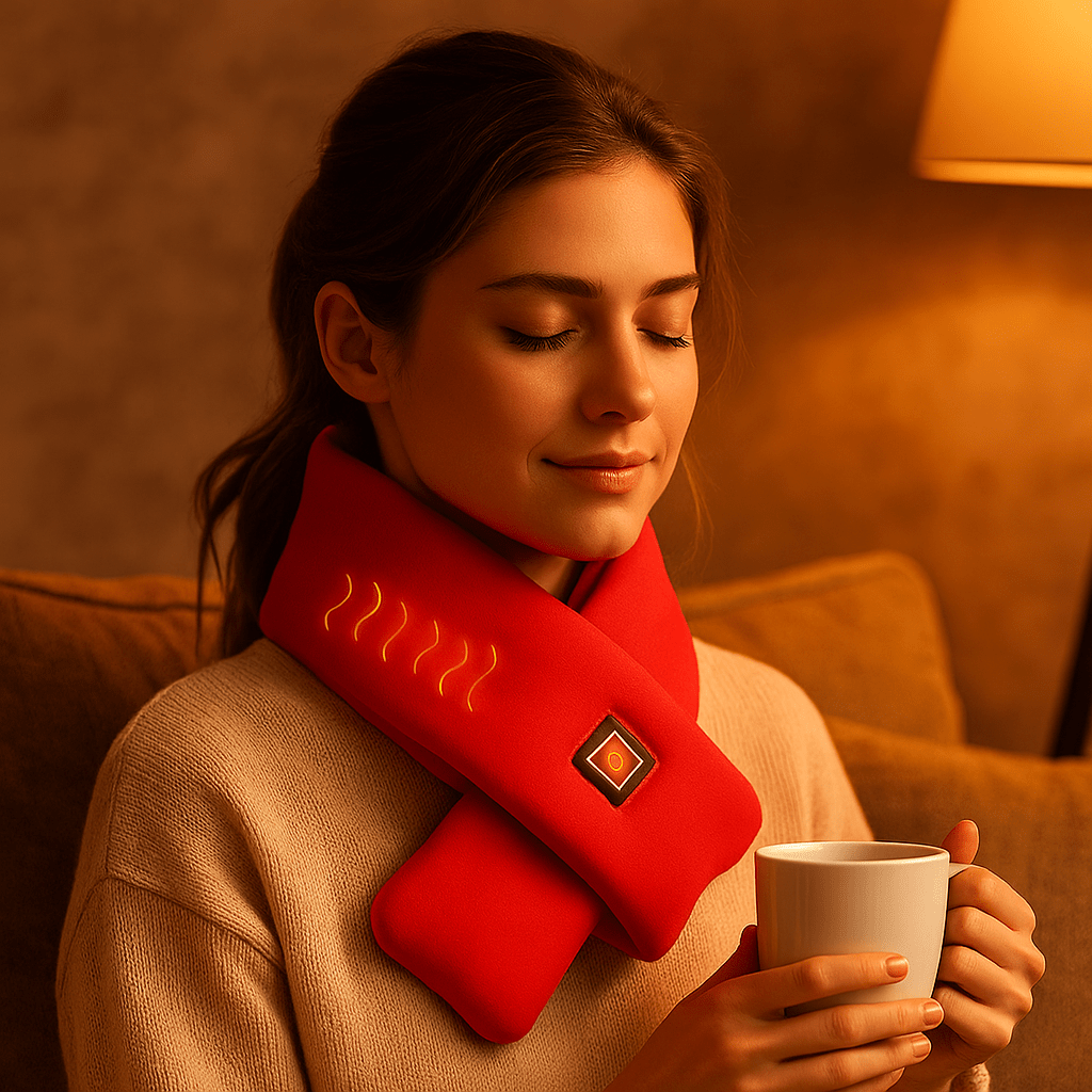 Podgrzewany Szalik Elektryczny Zima 3 Temperatury