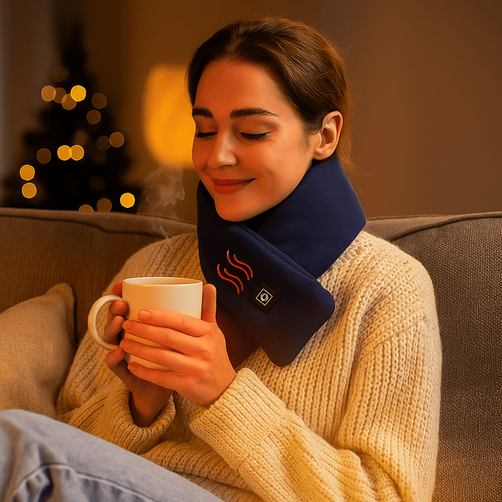 Podgrzewany Szalik Elektryczny Zima 3 Temperatury