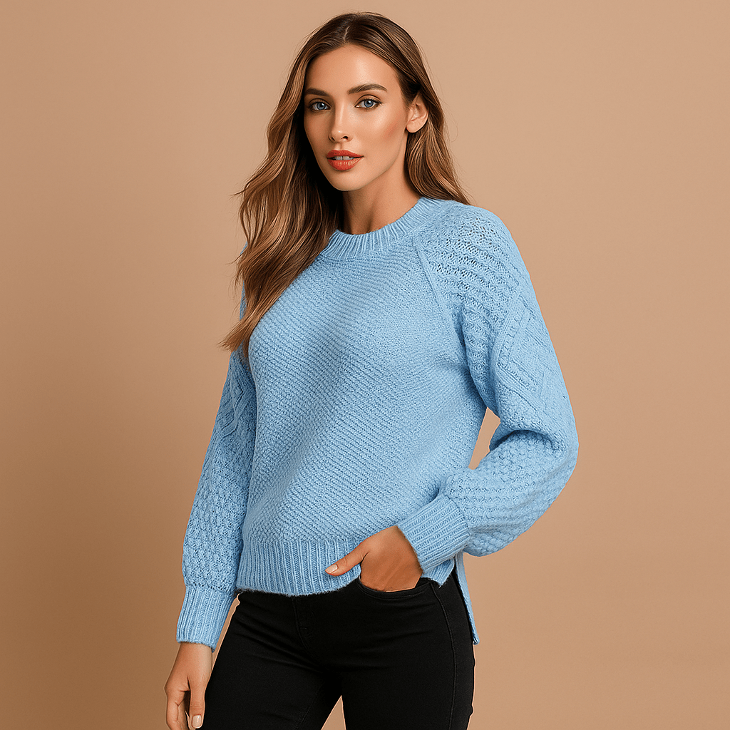 Pullover dla Kobiet - Miękki - Ciepły - Komfortowy Sweter Luo - vivano - warszawa