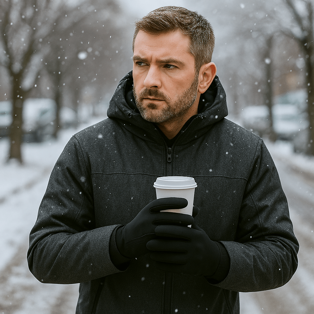 Rękawice Zimowe Dotykowe ThermaGuard – Wodoodporne i Ciepłe