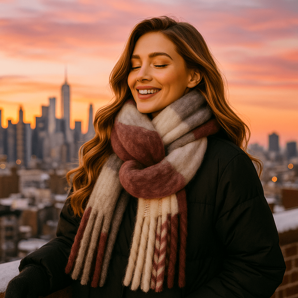 Scarvello – Gruby i Kolorowy Szalik Wełniany