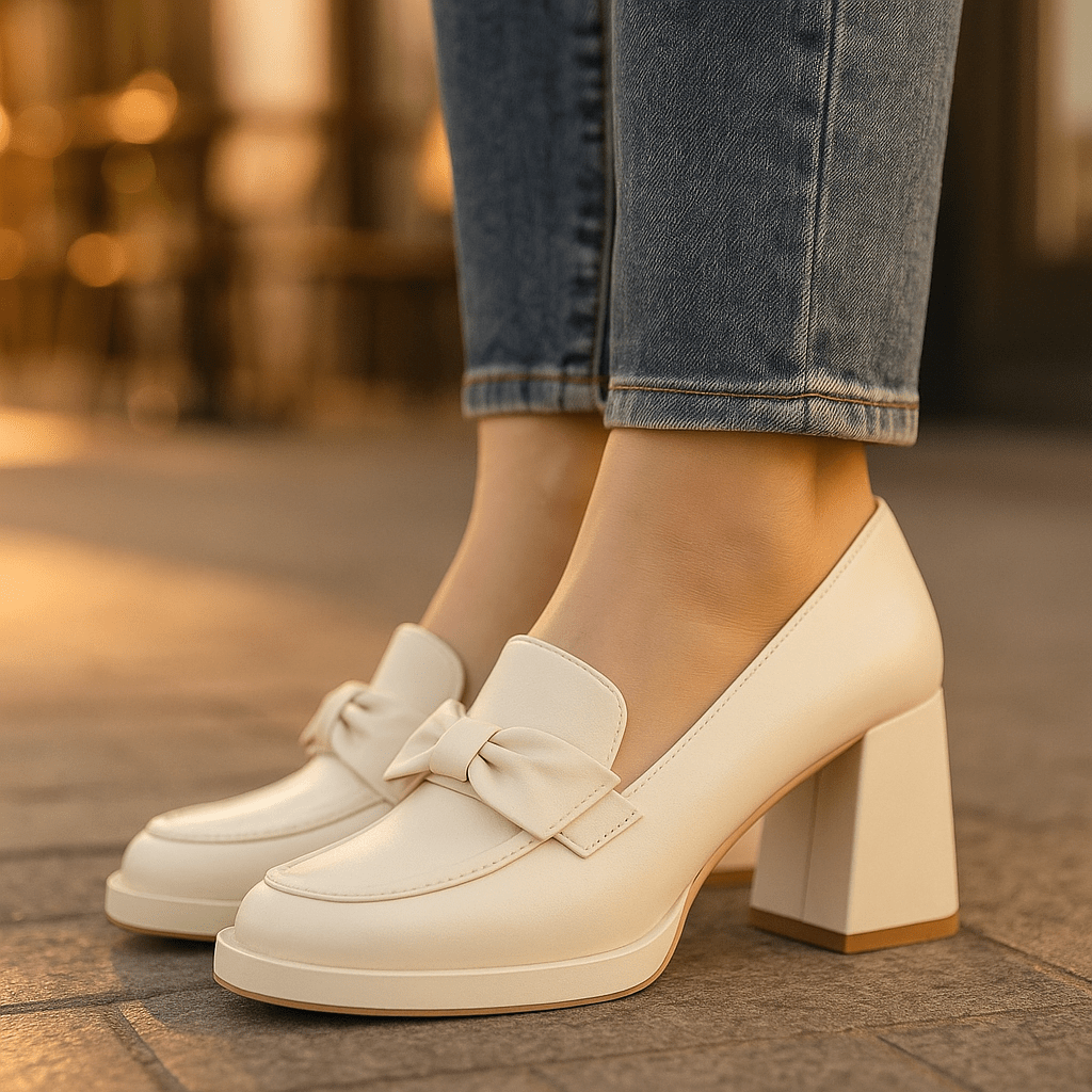 Seraphina – Eleganckie Buty Damskie na Kwadratowym Obcasie - vivano - warszawa