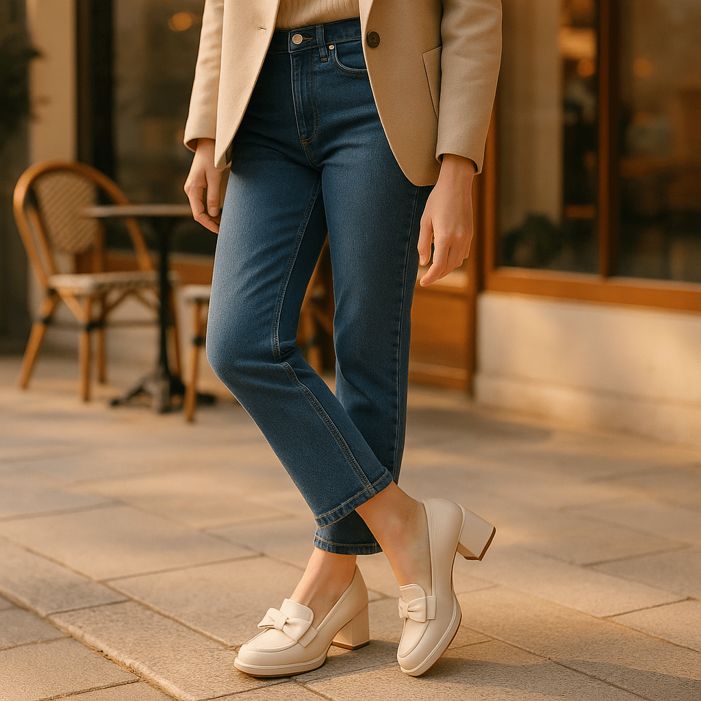 Seraphina – Eleganckie Buty Damskie na Kwadratowym Obcasie - vivano - warszawa