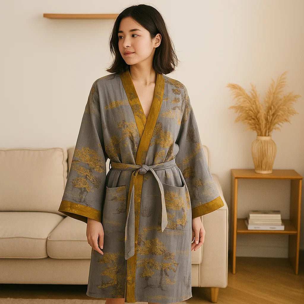 SereneCotton – Luksusowy Koc Kimonowy z Bawełny o Ponadczasowej Elegancji - vivano - warszawa