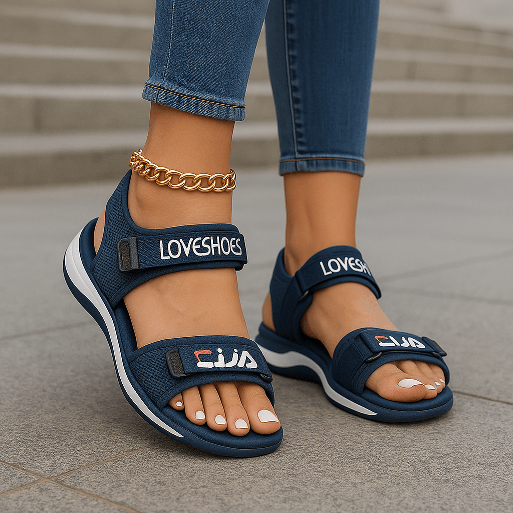 Sportowe sandały damskie - komfortowe miejskie - lekkie z regulacją - vivano - warszawa