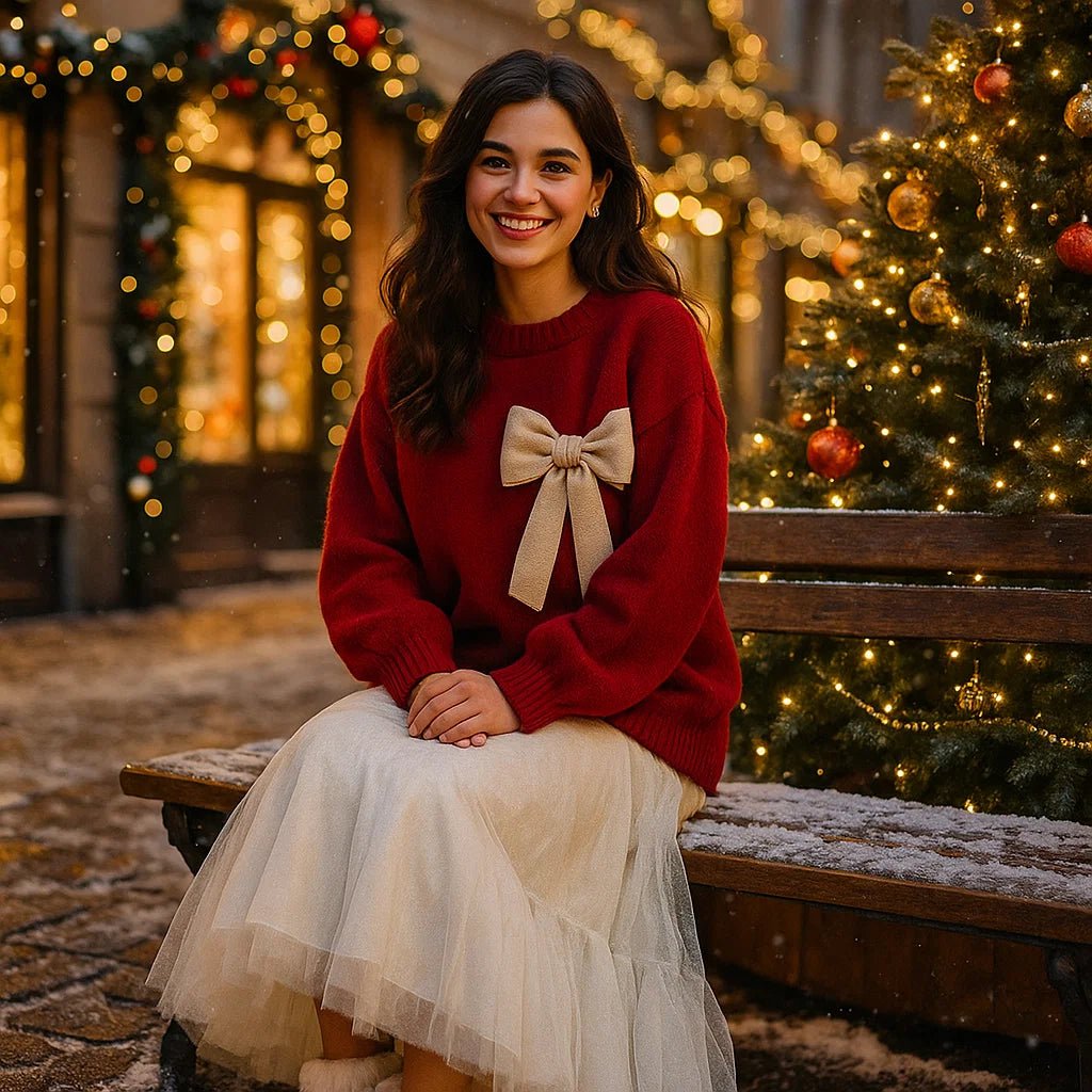 Stacy – Świąteczny Gruby Sweter