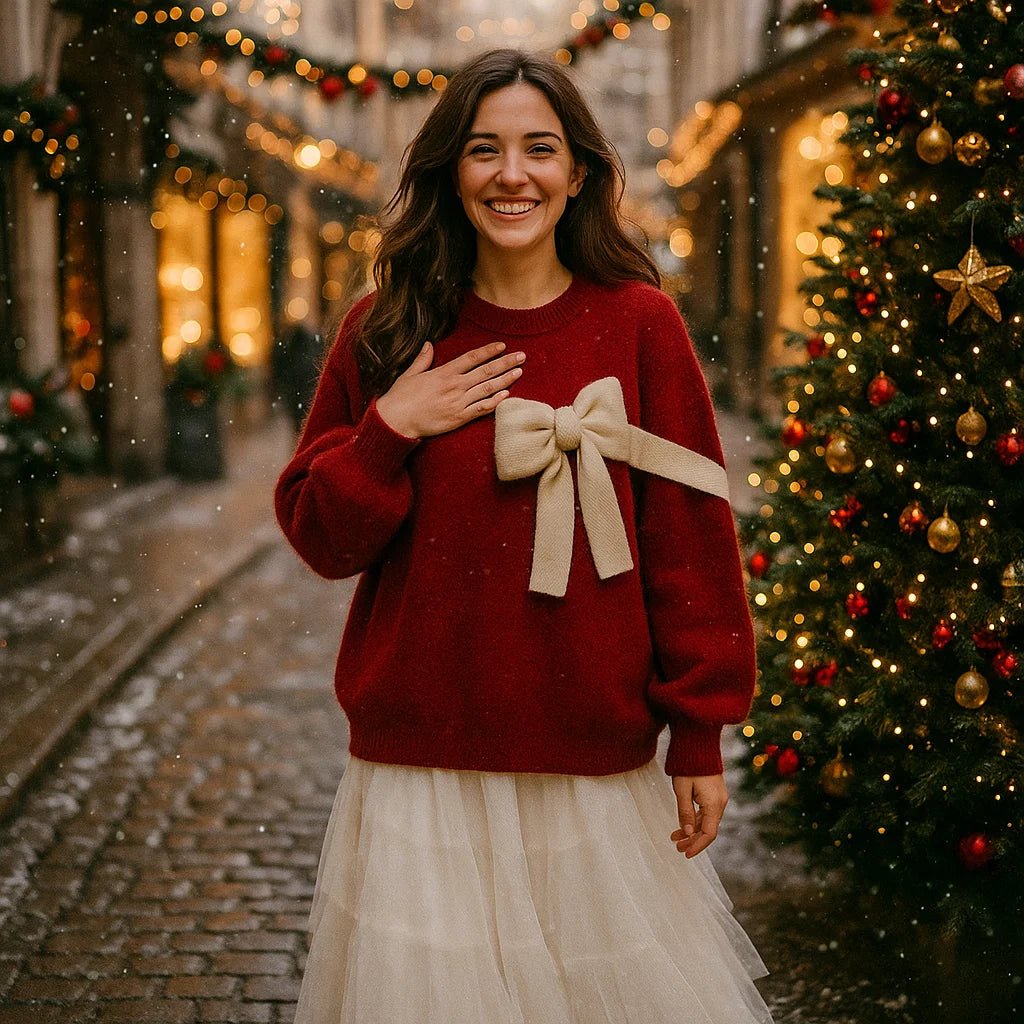 Stacy – Świąteczny Gruby Sweter