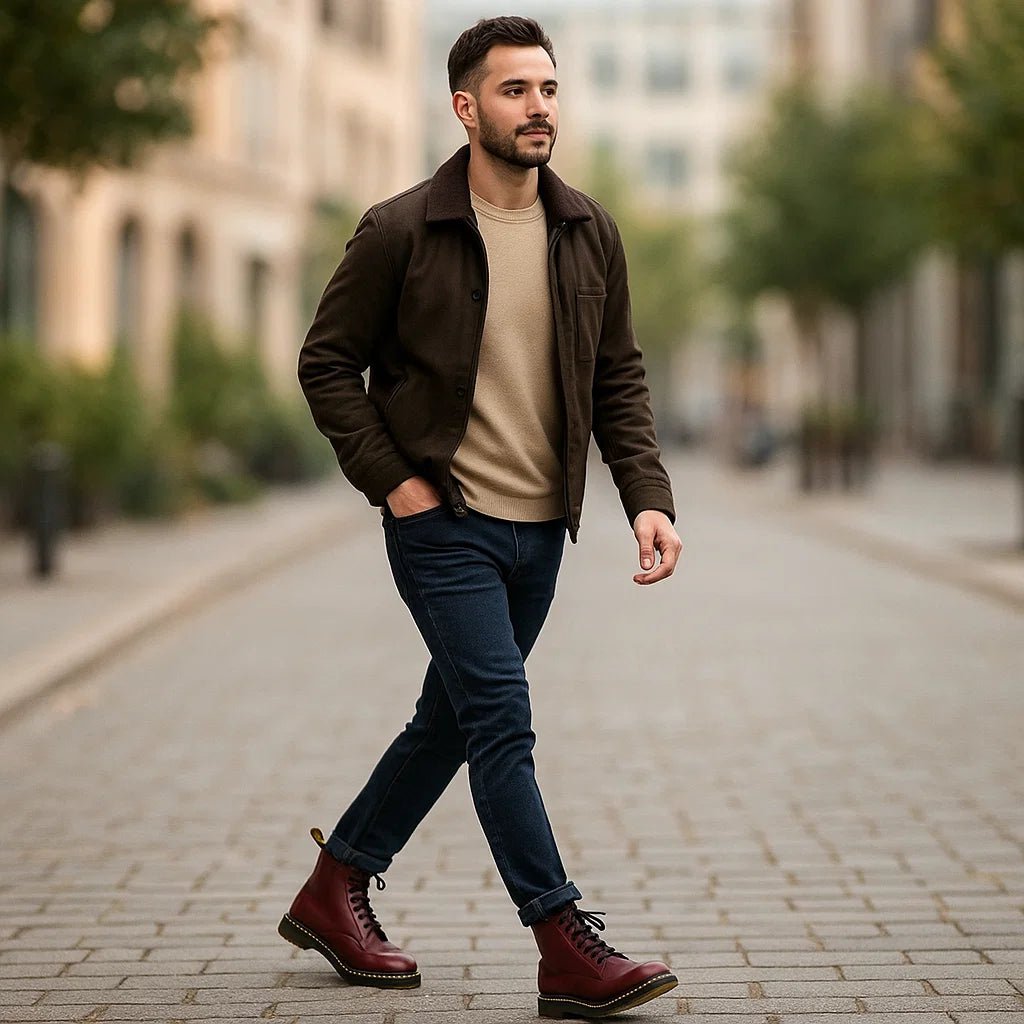 Stilla Botki – Eleganckie Skórzane Obuwie - mężczyzn - vivano - warszawa