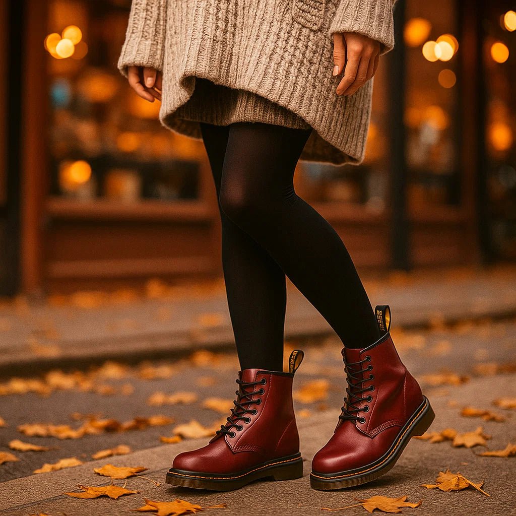 Stilla Botki – Eleganckie Skórzane Wysokie - vivano - warszawa