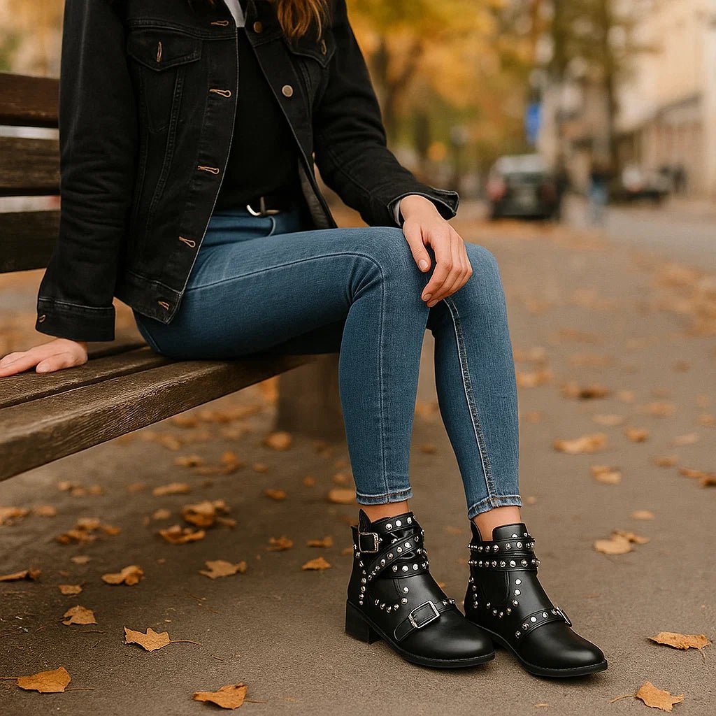 Stilla – Damskie Botki Biker - vivano - warszawa