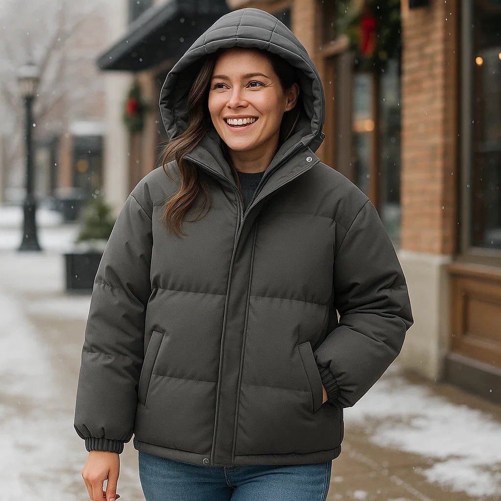 Vivano Klasyczna Kurtka Zimowa z Kapturem