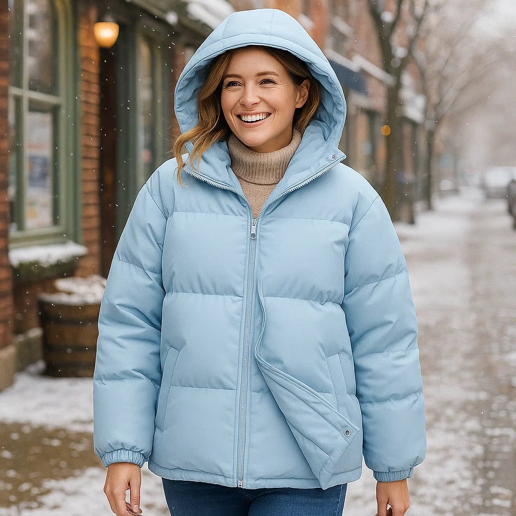 Vivano Klasyczna Kurtka Zimowa z Kapturem