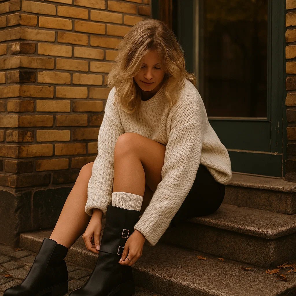 Stilla – Wodoodporne Botki z Trzema Klamrami - vivano - warszawa