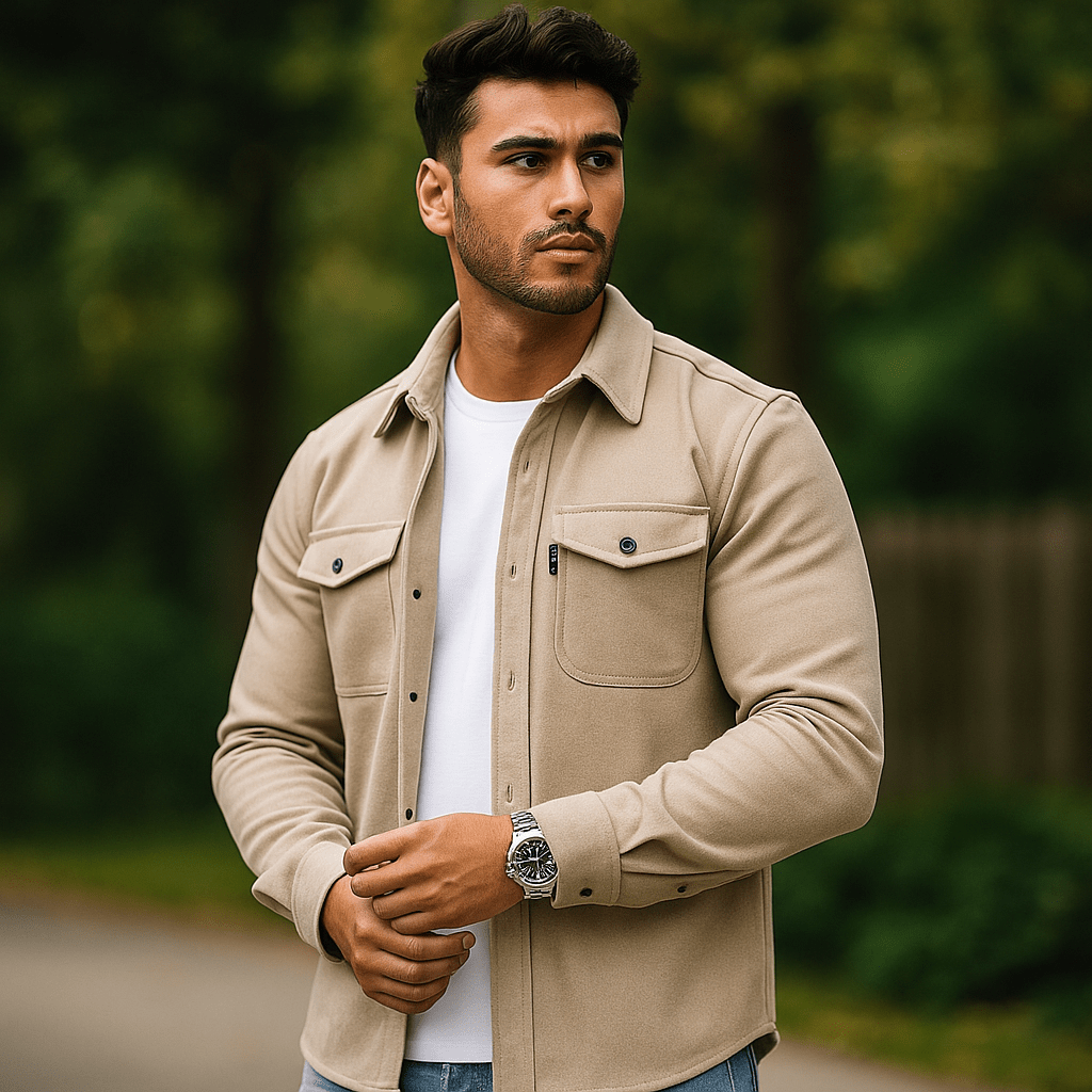 Stylowa koszula na jesień - Komfortowa - Ponadczasowa elegancja - vivano - warszawa