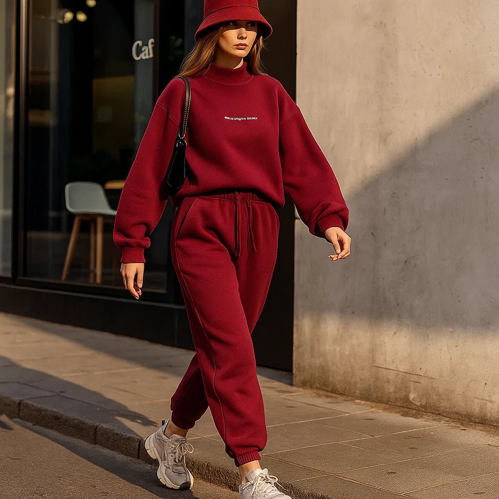 Stylowy Damski Dres Jade - Komplet Bluza - Spodnie - Sport