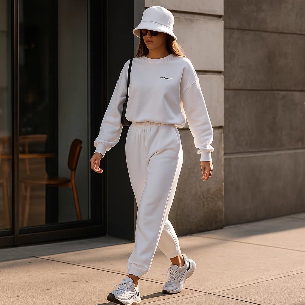 Stylowy Damski Dres Jade - Komplet Bluza - Spodnie - Sport