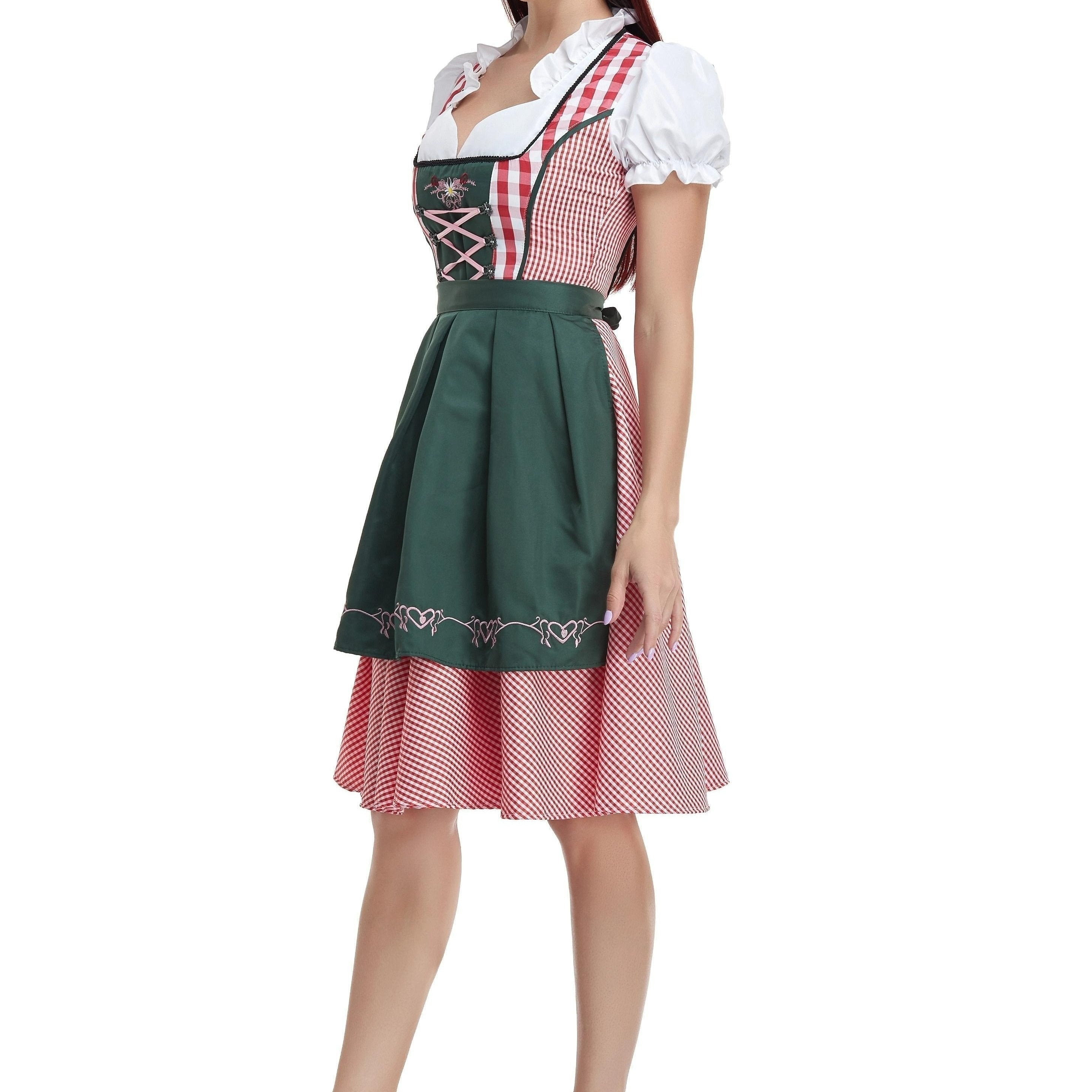 Sukienka Dirndl dla Dam - Miękkie Materiały - Tradycyjny Strój Oktoberfest - vivano - warszawa