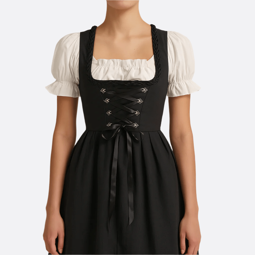 Sukienka Dirndl - Lekki Materiał - Tradycyjny Wygląd Oktoberfest - vivano - warszawa