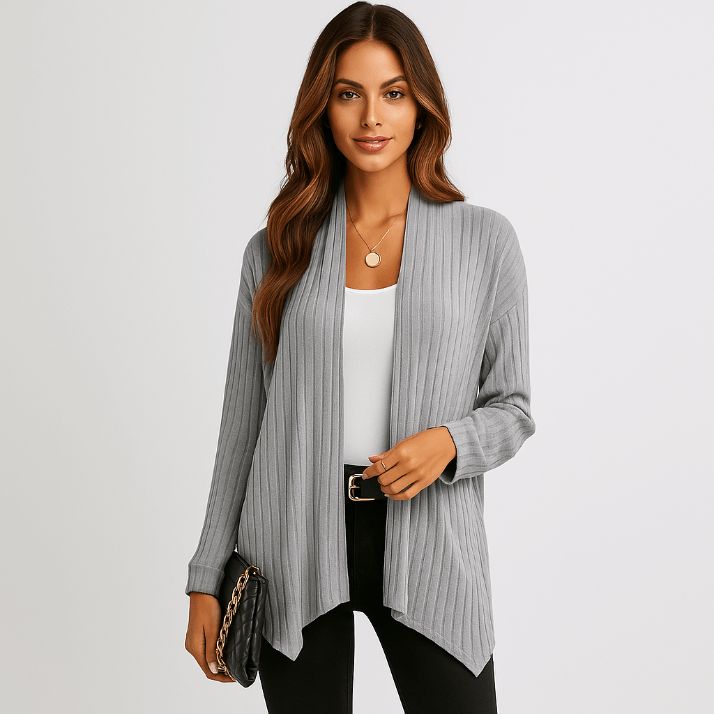 Sweter kardigan - otwarty krój - oddychająca tekstura - lekki komfort - vivano - warszawa