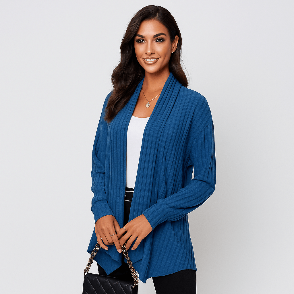 Sweter kardigan - otwarty krój - oddychająca tekstura - lekki komfort - vivano - warszawa