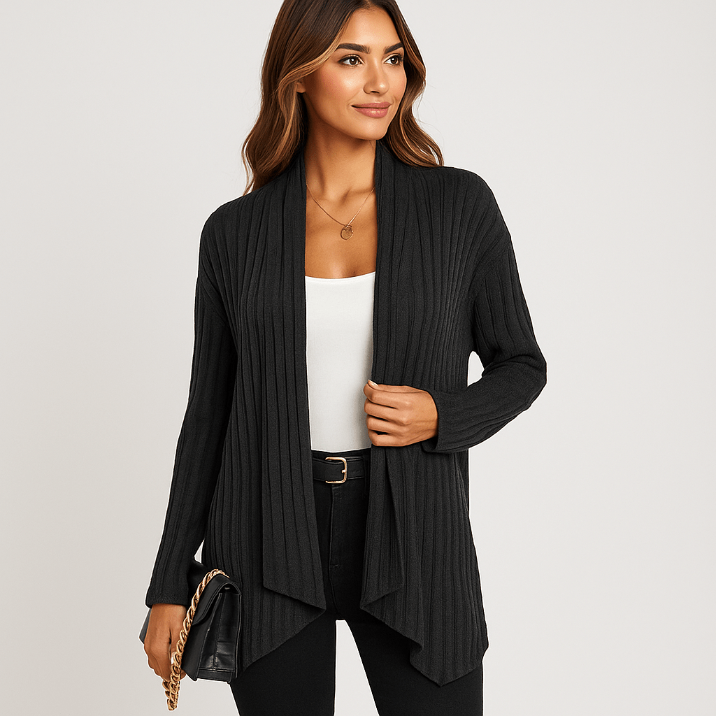 Sweter kardigan - otwarty krój - oddychająca tekstura - lekki komfort - vivano - warszawa