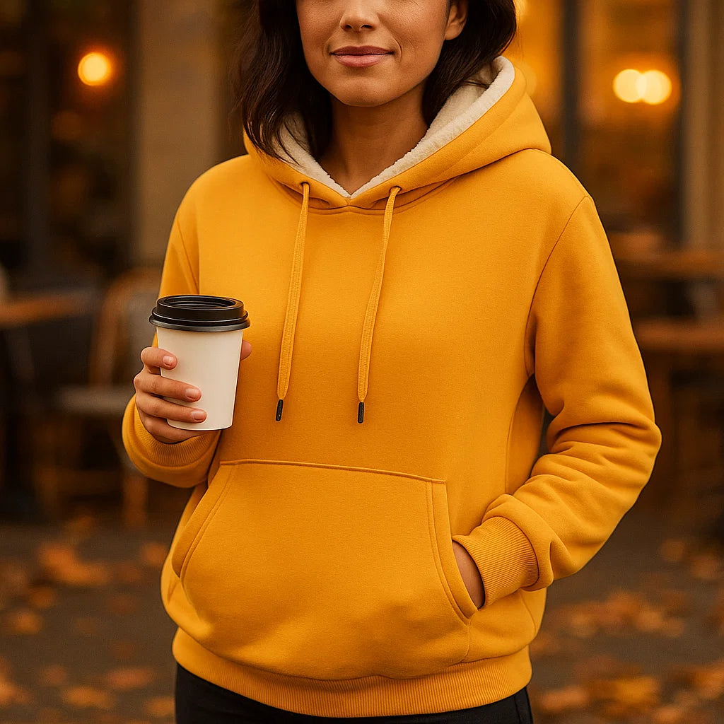 Calliope – Ciepły Polarowy Hoodie z Kapturem