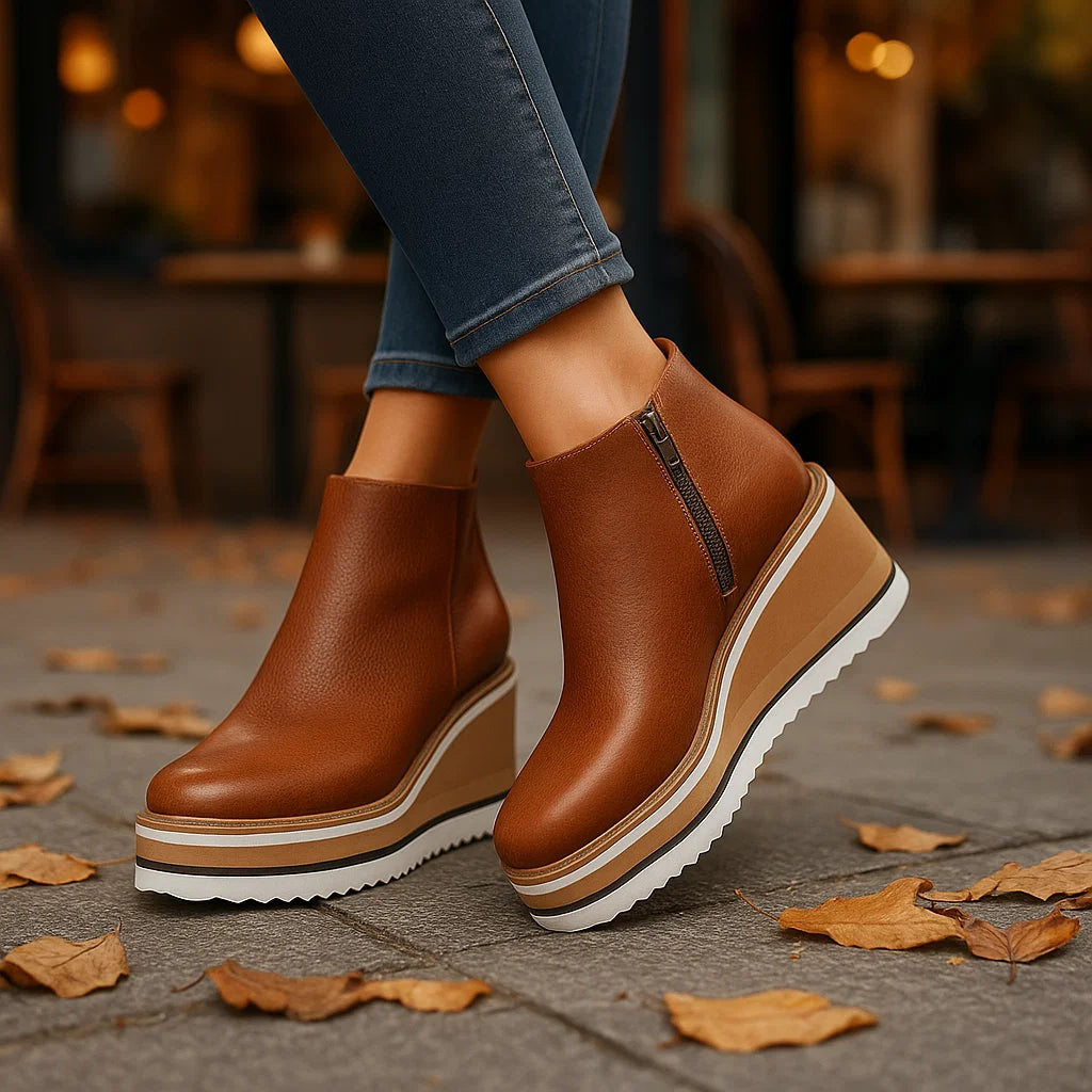 Vivano – Ortopedyczne Botki Damskie na Obcasie