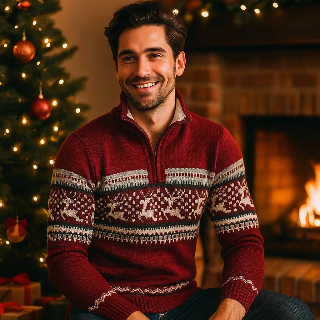 Turan – Stylowy Sweter Świąteczny