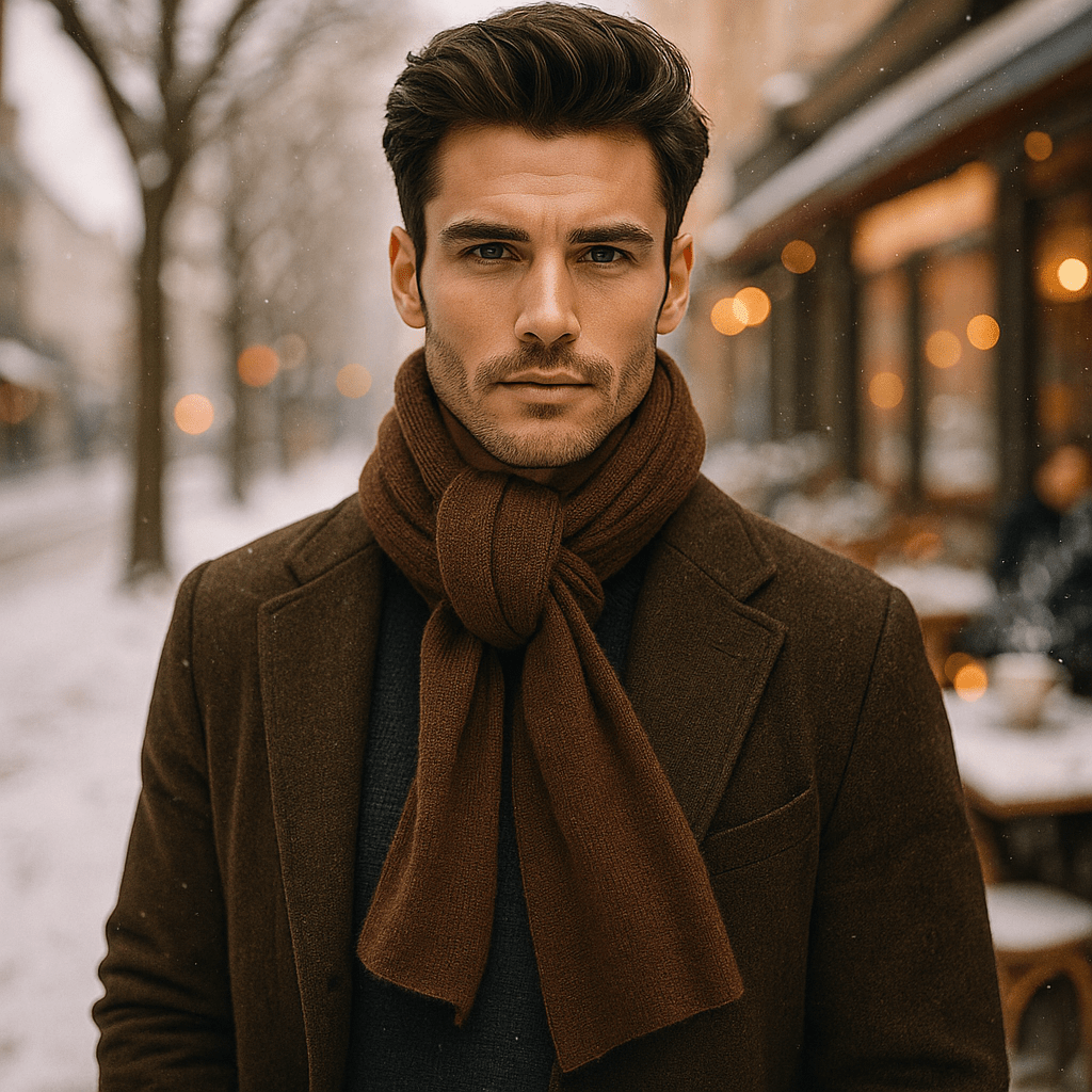 Uniseksowa Szalik z Kaszmiru – Ciepło i Elegancja Zimy