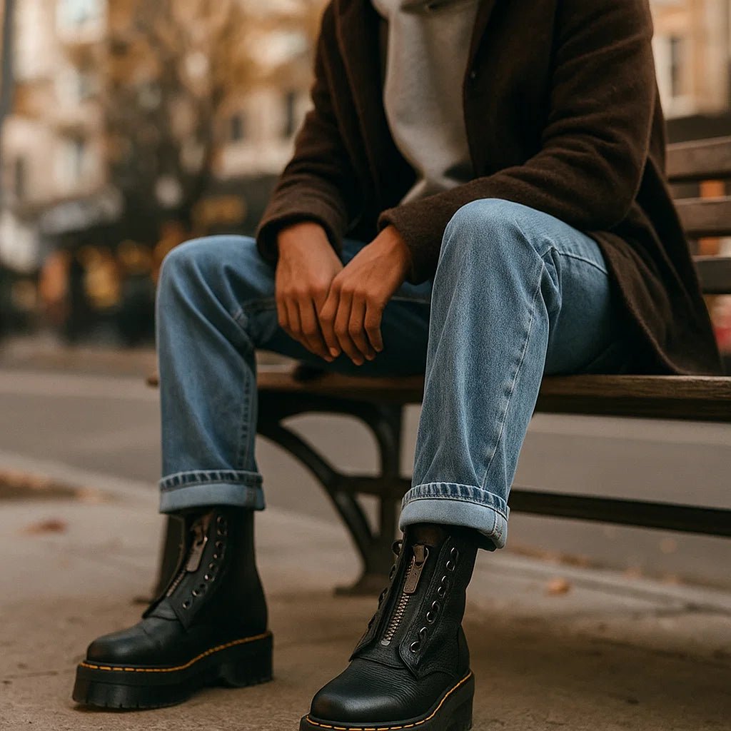 Uniseksowe botki na obcasie SINCAIR – elegancja i komfort - vivano - warszawa