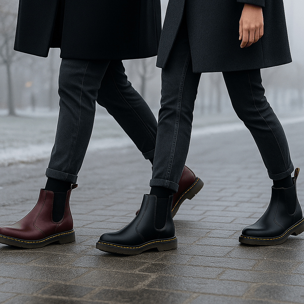 Unisexowe botki Chelsea ze skóry – Elegancja i trwały komfort