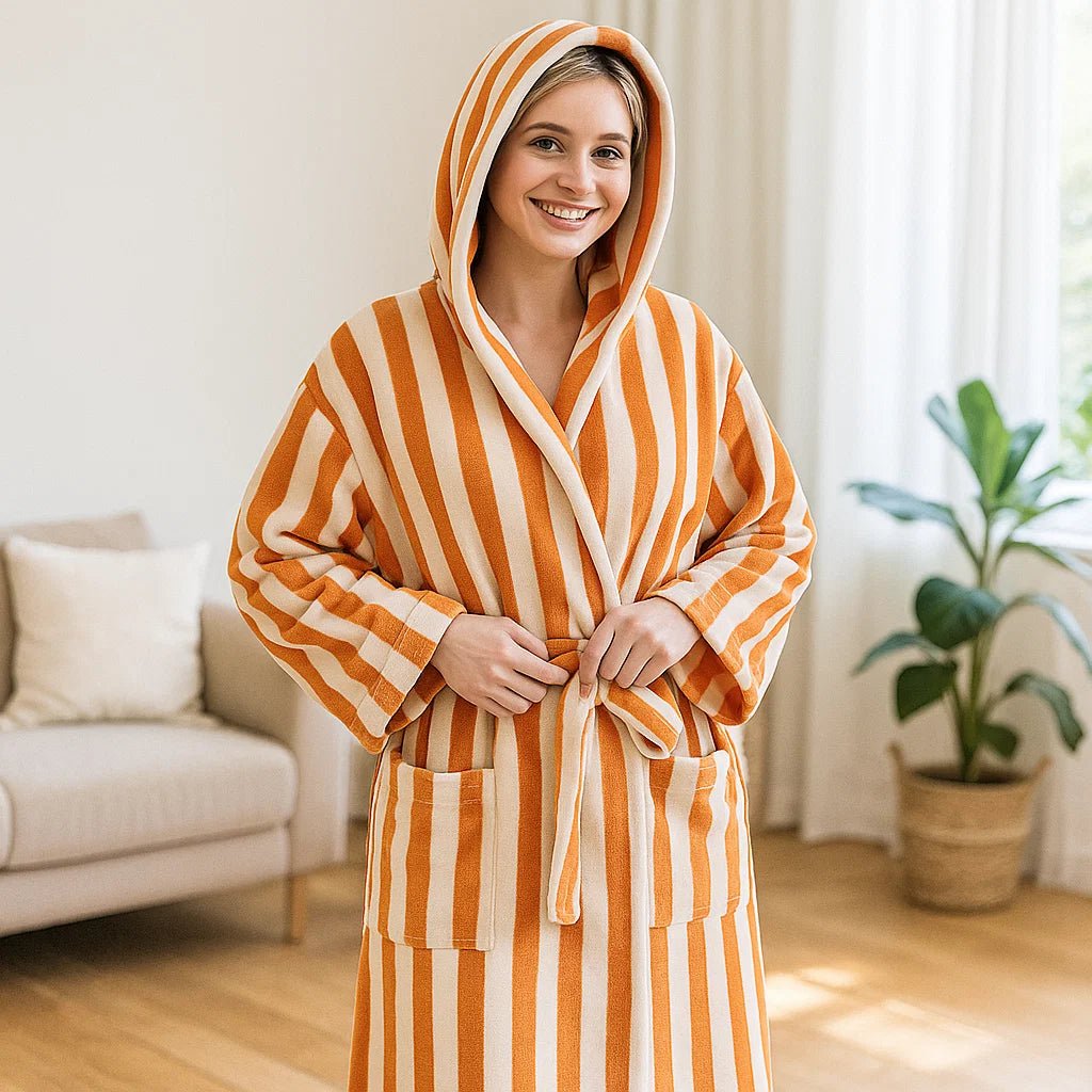 VeluLuxe – Jedwabisty Szlafrok o Hotelowej Atyrze dla Najwyższego Relaksu