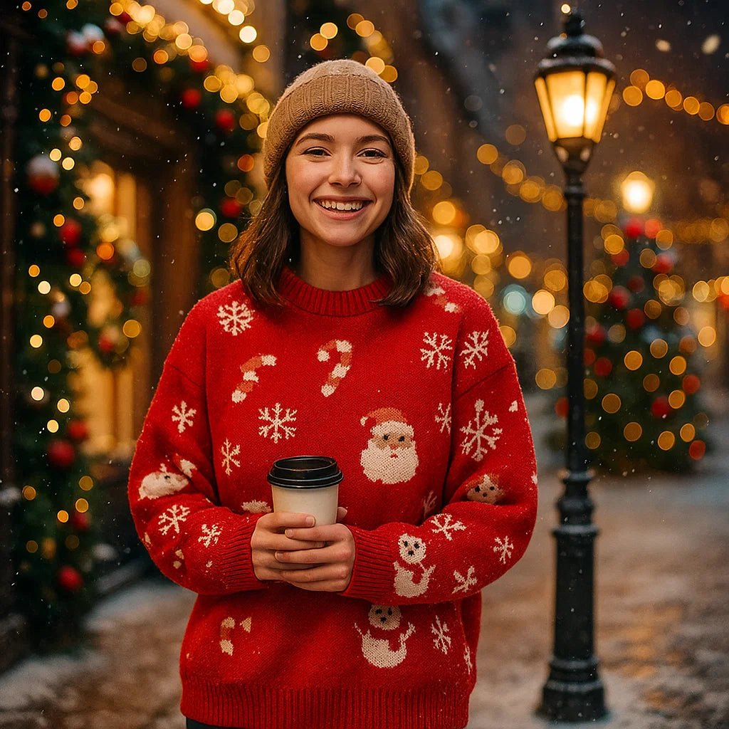 Vivano – Damski Sweter Bożonarodzeniowy