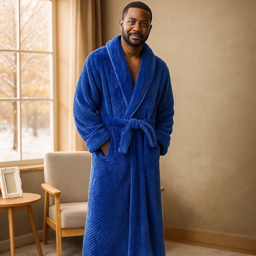 Vivano | Elegancki Szlafrok Fleece z Najwyższym Komfortem Noszenia