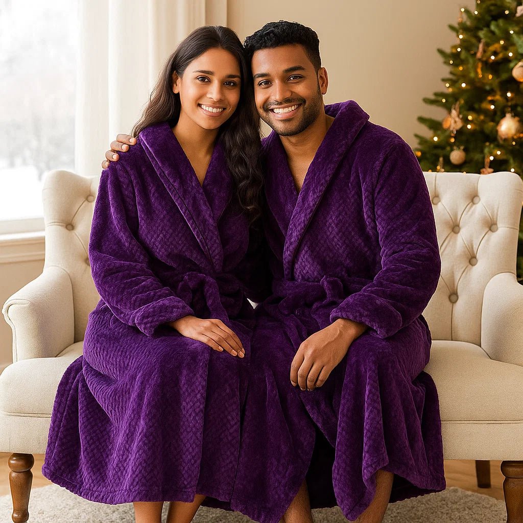 Vivano | Elegancki Szlafrok Fleece z Najwyższym Komfortem Noszenia